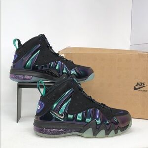 Nike Barkley Posite Max Eggplant 555097-003 Men’s Authentic Sneakers - Size 7.5
